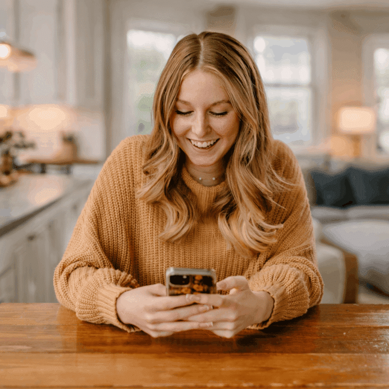 Registered dietitian and certified personal trainer coaching a person about nutrition and wellness on a video call.